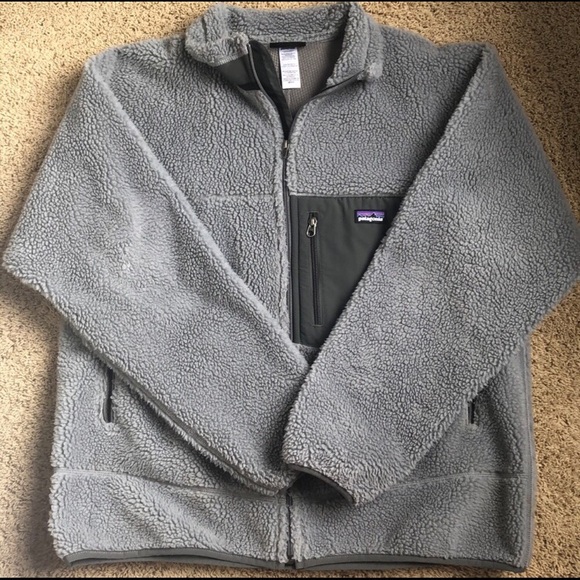 Grey Patagonia Retro X Fleece Jacket 